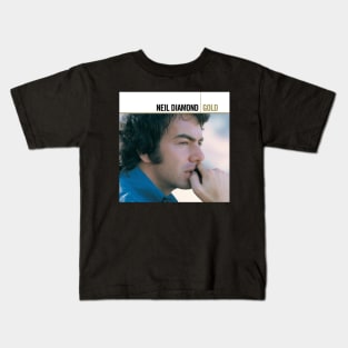 Gold  Neil Album Cover Kids T-Shirt